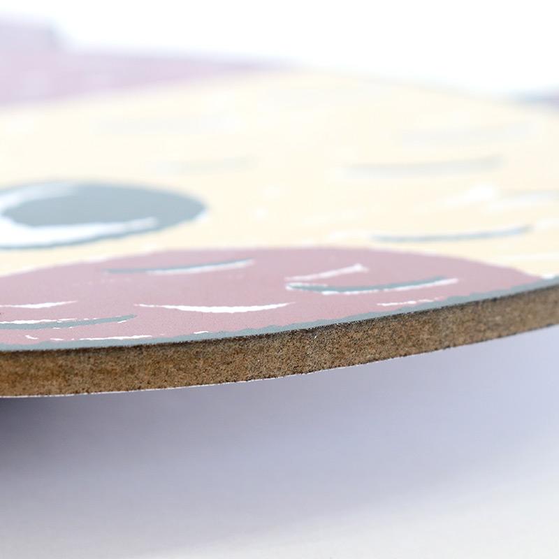 ダイカットクロック 時計 掛け時計 壁掛け時計 山鳩舎 みやぎちか