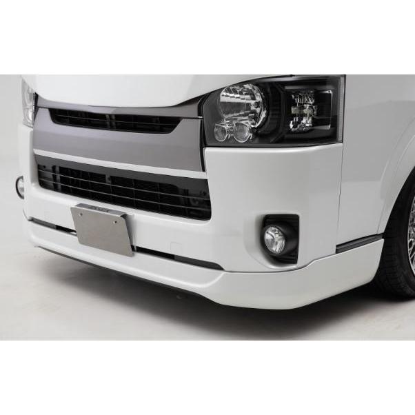 シーアールエス ハイエース レジアスエース 200系 4型 5型 6型 7型 フロントリップスポイラー Ver.IV バージョン4 ABS 未塗装 es-1118 CRS ESSEX エセックス W