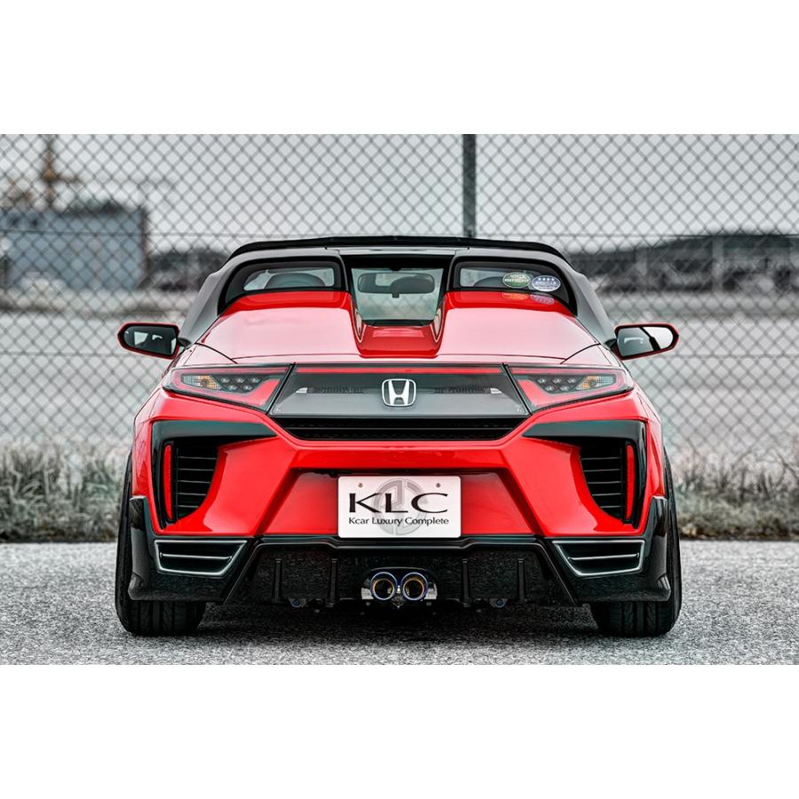 KLC ケイエルシー S660 JW5 リアバンパー FRP 未塗装 KLC Premium GT