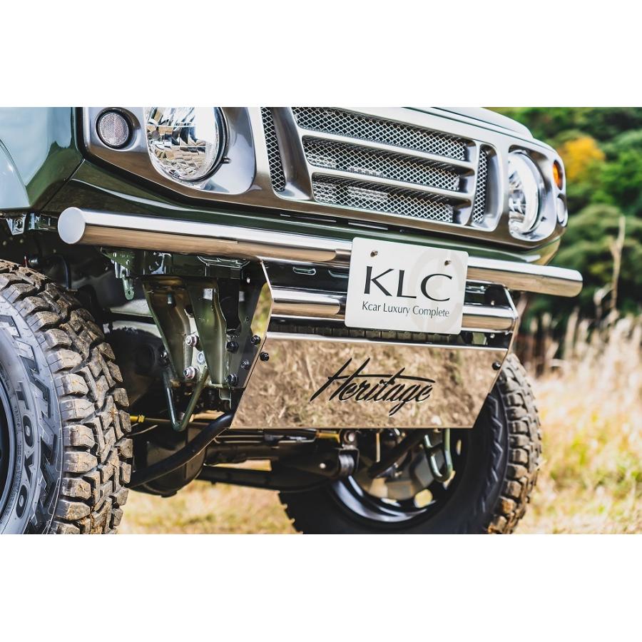 【推し】 ケイエルシー ジムニー JB64 トラディショナルバンパー フロント 鏡面 フォグランプステー無 ステンレス製 KLC Heritage TRADITIONAL ヘリテージ 【YWU8258555151】(29882円)