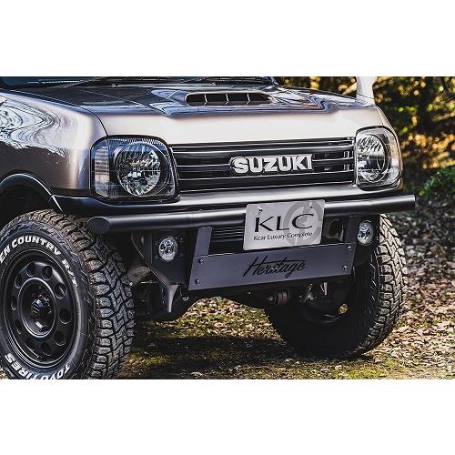 グリルガード フォグランプ バンパー ジムニー ランクル オフロード K09005 KLC ケイエルシー ジムニー JB23W 23トラディショナルバンパーガード
