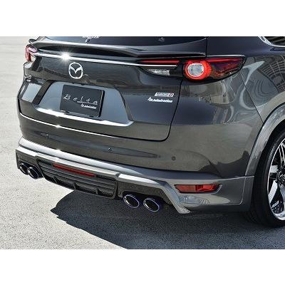 アドミレイション CX-8 KG5P KG2P リアハーフ スポイラー 左右デュアル出し/ディーゼル車専用 未塗装 ADMIRATION Belta ベルタ｜sincere-y