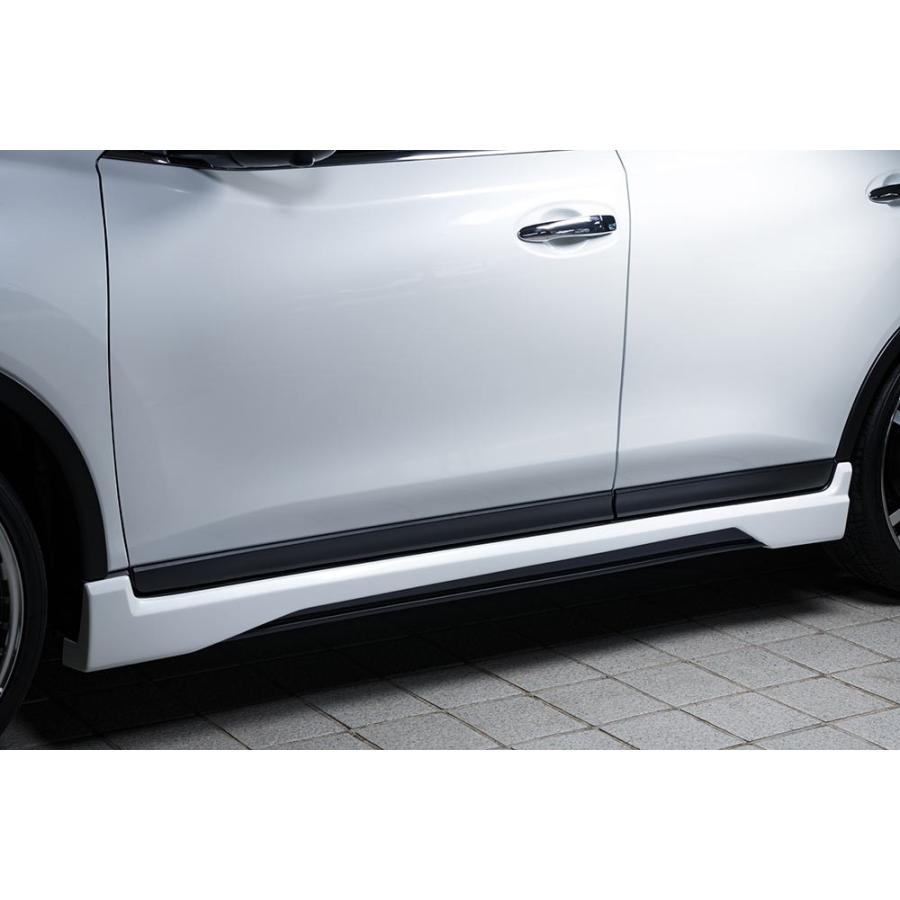 エムズスピード エクストレイル T32 後期 サイドステップ 未塗装 2351-2133 M'z SPEED LUV LINE ラヴライン