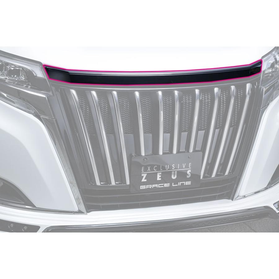 エムズスピード エスクァイア エスクァイアハイブリッド ZRR80G ZWR80G 後期 フードトップモール 未塗装 3173-7132 M'z SPEED GRACE LINE グレースライン