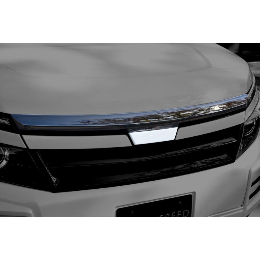 エムズスピード ヴォクシー ヴォクシーハイブリッド ZRR80G ZWR80G フードトップモール 未塗装 3053-7212 M'z SPEED GRACE LINE グレースライン