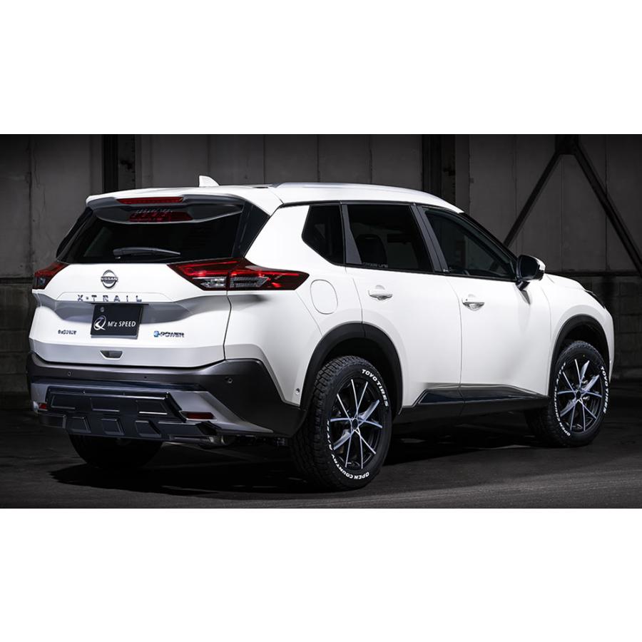 M'z SPEED フロントグリル エクストレイル T33 新品未使用 エクストレイル T33 フロントグリル グロスブラック仕様 ABS製 未塗装