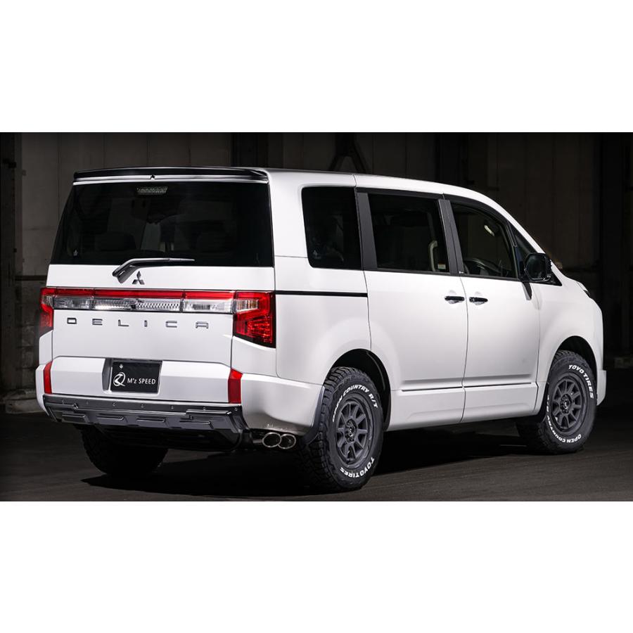 デリカ D:5 マッドガードセット カーボン柄ブラック仕様 AES製