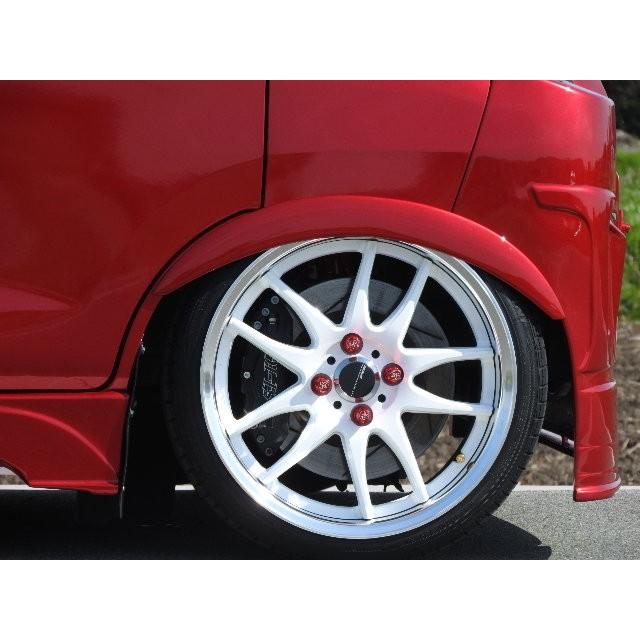 ハイゼット カーゴ S321V S331V 前期 オーバーフェンダー 未塗装 翔