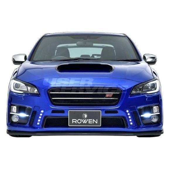ロウェン WRX STI S4 VAB VAG 前期 フロントスポイラー FRP 未塗装 