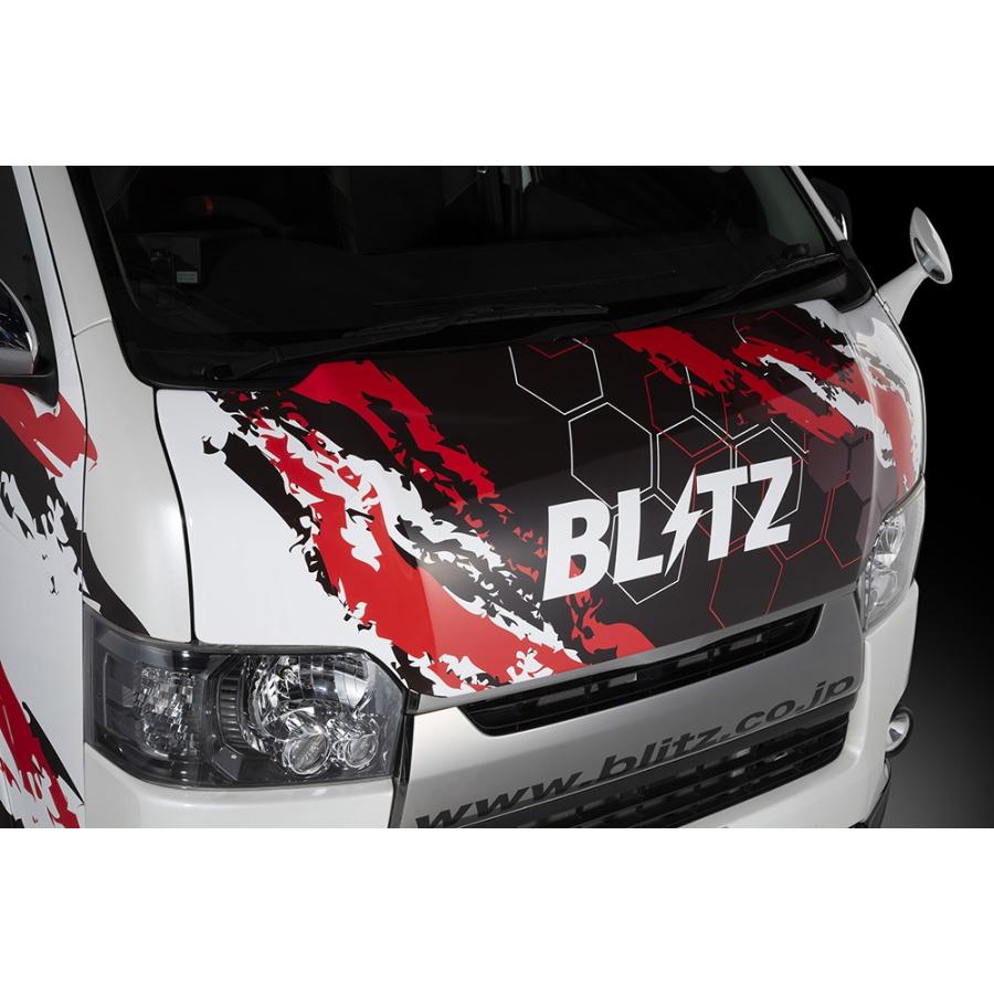 BLITZ ブリッツ ハイエース 200系 エアロボンネット for STD FRP製 未