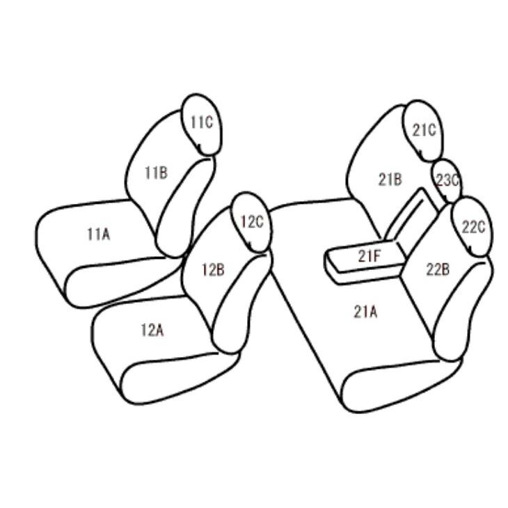 送料、無料 フォレスター シートカバー SJ5 SJG ベレッツァ ベーシック アルファ α 2列シート専用 F892 シート 内装