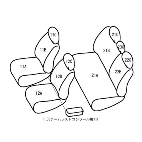 の正規 カローラ ルミオン シートカバー NZE151N ZRE154N ベレッツァ ベーシック アルファ α 2列シート専用 T364 シート 内装