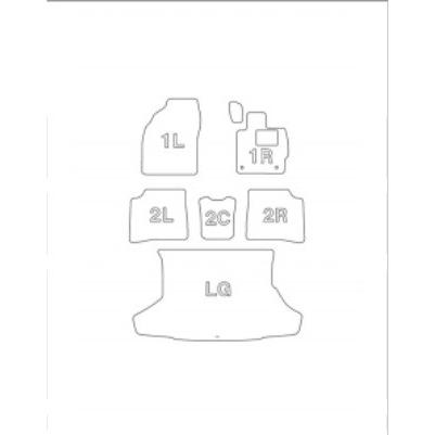クラッツィオ　プリウス　ZVW30　Clazzio　フルセット)　1台分セット(2列車用　ET-1070-Y101　カスタムフロアマット　送料無料