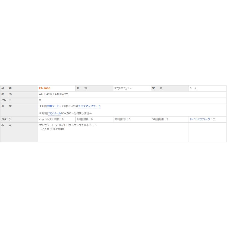 クラッツィオ シートカバー アルファード ハイブリッド AAHH40W AAHH45W 40系 プライム Prime ET-1665 シート 内装