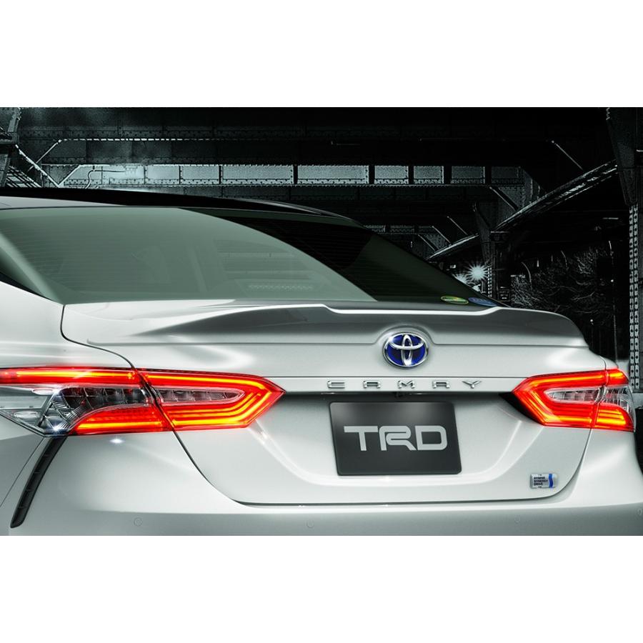TRD ティーアールディー カムリ AXVH70 リヤトランクスポイラー 未塗装