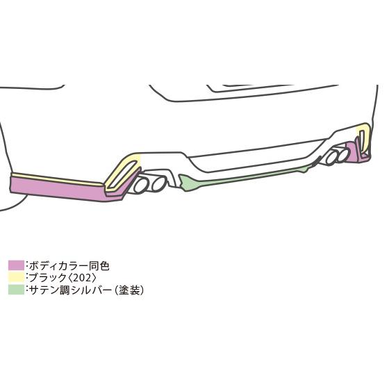 TRD ティーアールディー クラウン 22#系 2#系 リヤバンパースポイラー