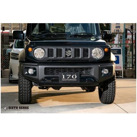 スズキジムニーシエラ JB64 JB74 バンパー 2個セット[未使用・未開封] シックスセンス ジムニーシエラ JB74W 純正バンパー用フロントスキッド