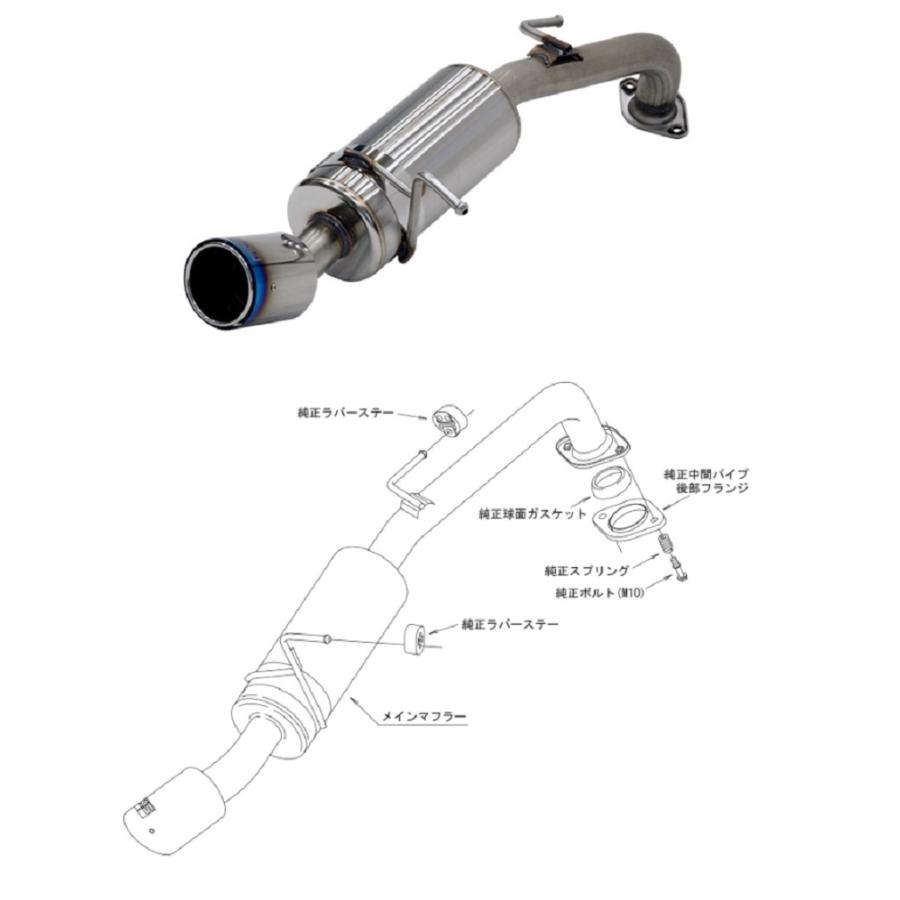 エッチケーエス ヤリス MXPA10 マフラー マフラー形状 HP 32016-AT127 HKS Hi-Power SPEC-L II ハイパワー  スペックL 2