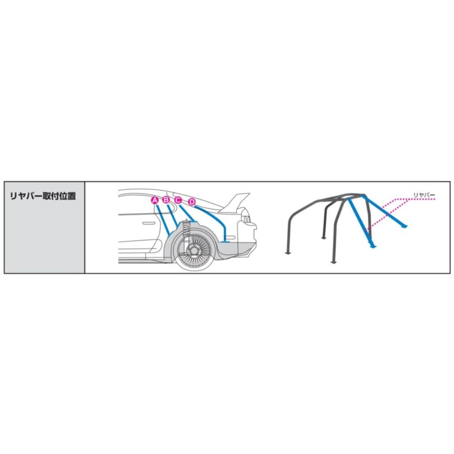 クスコ ロードスター NCEC ロールケージ 428 261 ES CUSCO D1 ROLL BAR D1ロールバー|sincere-y|02