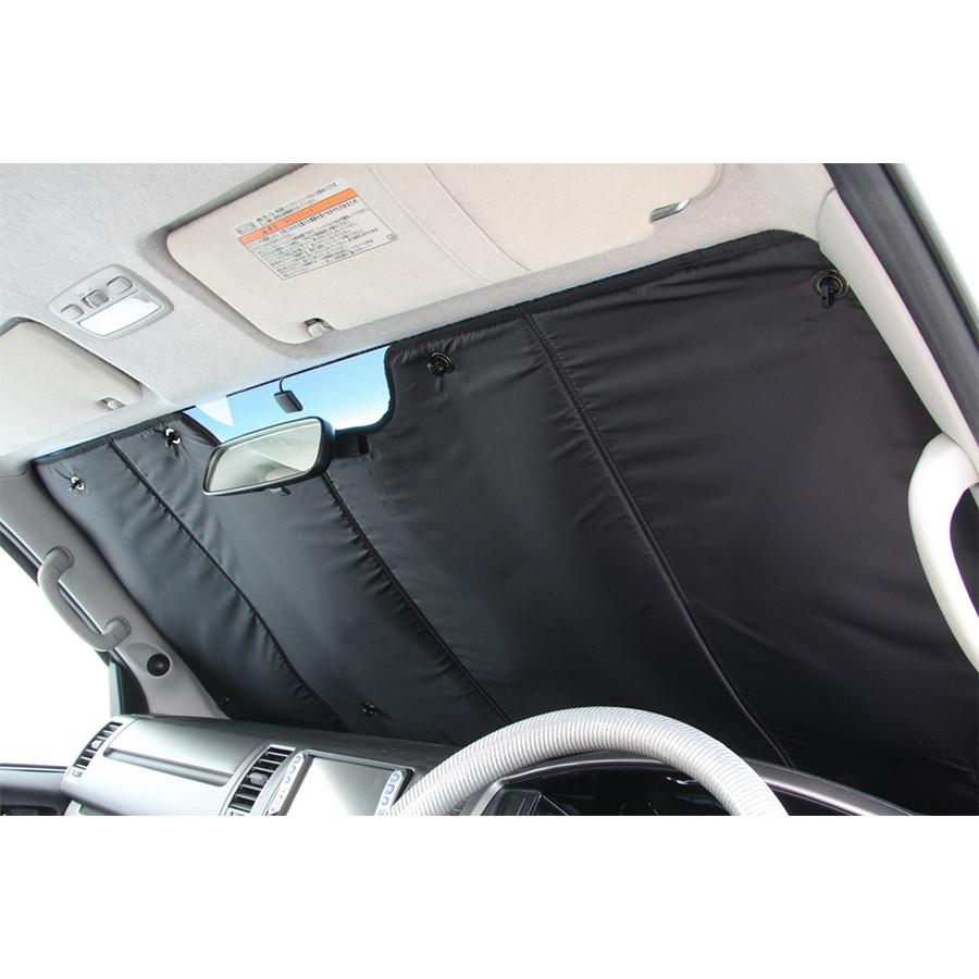 ユーアイビークル ハイエース 200系 遮光パッド フロント3面 UI