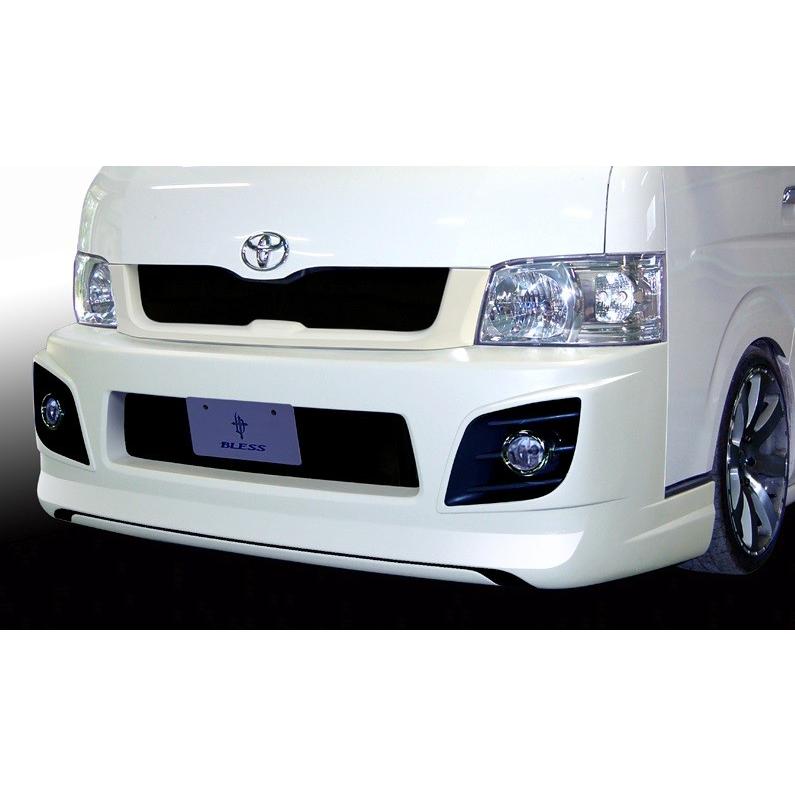 ブレス クリエイション ハイエース 200系 1型 2型 フロントバンパースポイラー FRP 未塗装 THW-01-007 BLESS CREATION