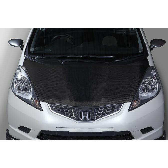 ＧＥフィット前期カーボンボンネット スプーン スポーツ フィット GE8 前期/後期 CARBON BONNET カーボン