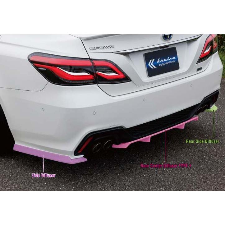 クール レーシング クラウン 220系 リア ディフューザー セット SG