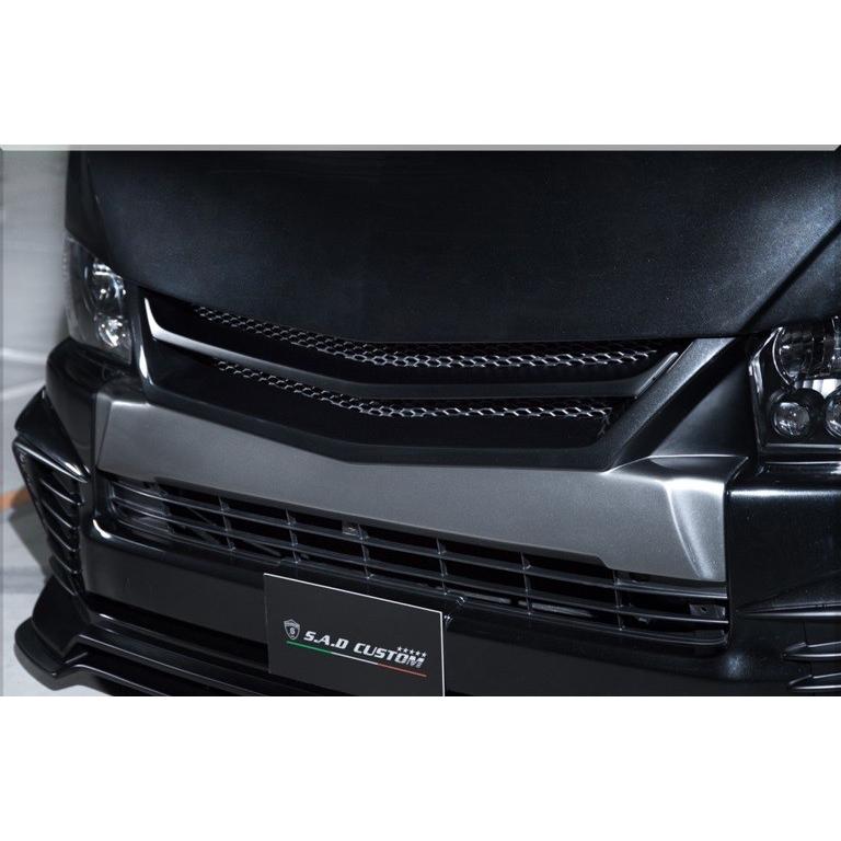 ハイエース 200系 4型 ユーログリル 未塗装 SADカスタムジャパン S.A.D