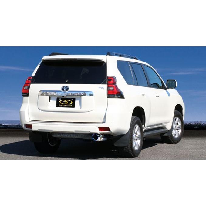 ランクルプラド150後期 ガナドールマフラー GVE-044BL GVE-044BL | GANADOR