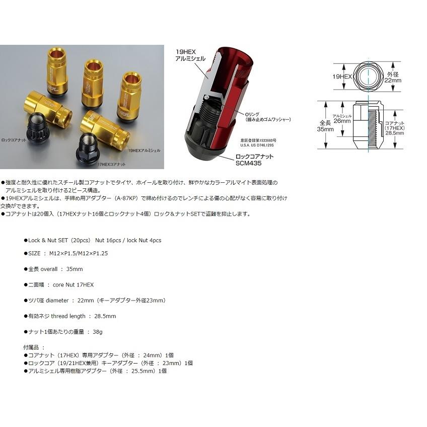 KYO-EI 協永産業 キックス レデューラレーシング シェルタイプ ロック 