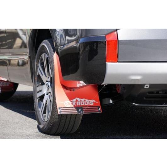 デリカD:5中期型 KADDIS専用マッドフラップ レッド ROADHOUSE（ロードハウス） デリカD:5 D5 CV1W 中期 KADDIS専用