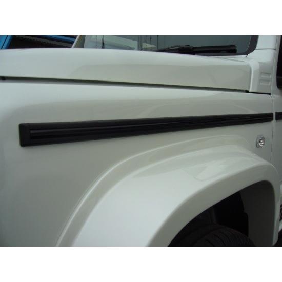 ケーファクトリー ジムニー JB64W G62 サイドモールセット ブラックメッキタイプ ゴム製モール+メッキモール G62-SM-BCRM-1 K-FACTORY AERO OVER エアロオーバー