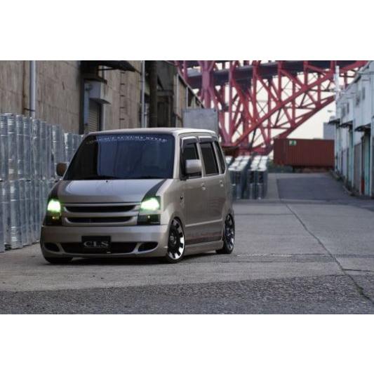 イーエスビー AZワゴン MJ21 22s フルエアロ3点SET 未塗装 黒ゲルコート仕上げ ESB CLS standard スタンダード