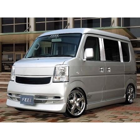 FEEL フィール エブリィ DA64V フロントバンパーグリル一体型 未塗装