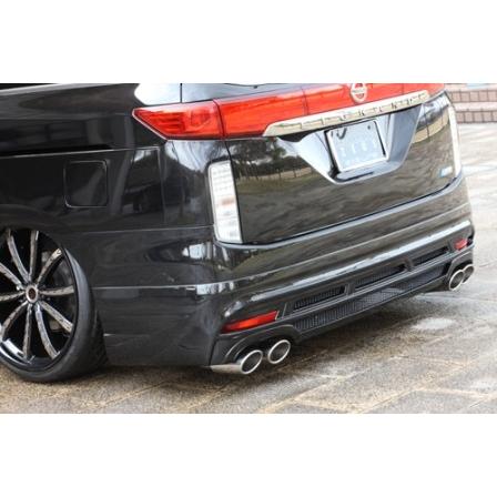 エムズスピード エルグランド E52 前期 リアバンパースポイラー 未塗装 4082-3111 M'z SPEED EXE LINE エグゼライン