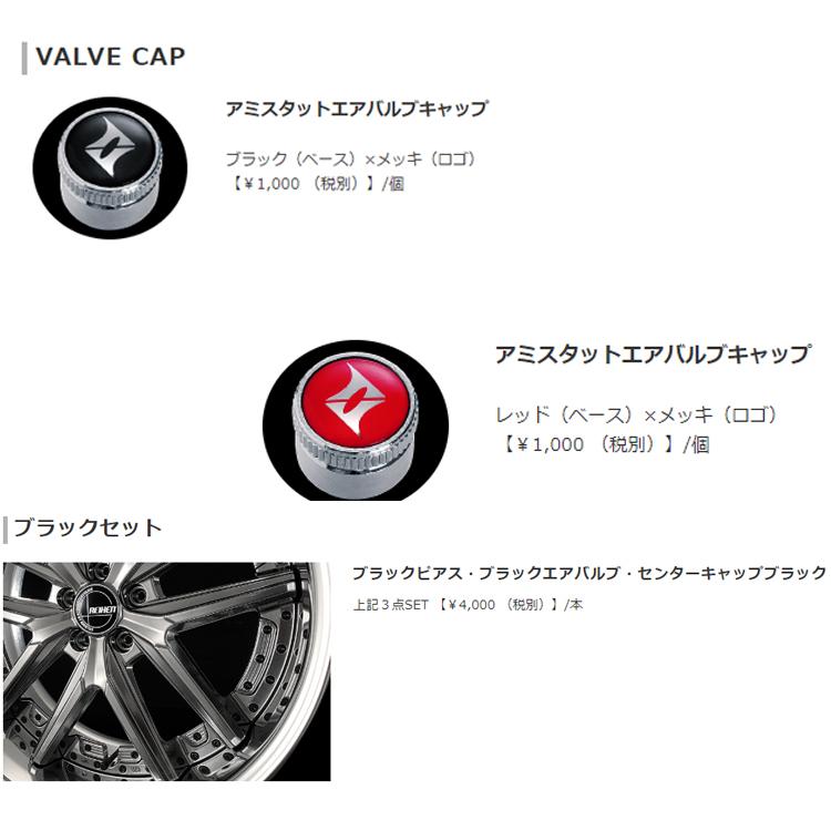 20インチ 5H100 8.5J+ 5穴 アミスタット ライエンT025 ホイール 1本 Amistad REIHEN T025 ブラックスクリットマシニングの画像