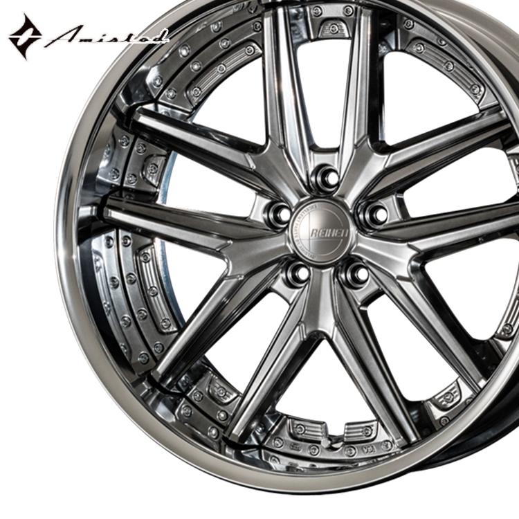 20インチ 5H100 9.0J 9J+ 5穴 アミスタット ライエンT025 ホイール 1本 Amistad REIHEN T025 シャイニングシルバー