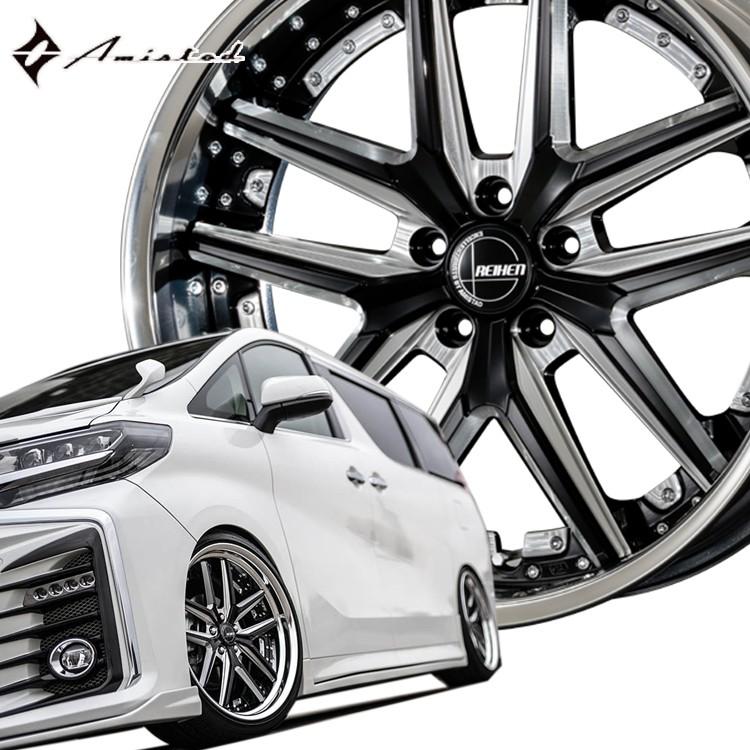20インチ 5H100 8.5J+ 5穴 アミスタット ライエンT025 ホイール 4本 1 