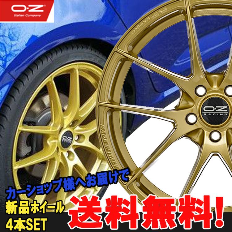 17インチ 5H100 8J+45 5穴 Leggera-HLT ホイール 4本 レースゴールド 