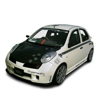 ウェーバースポーツ マーチ K12 フロントバンパー FRP 未塗装 WEBER
