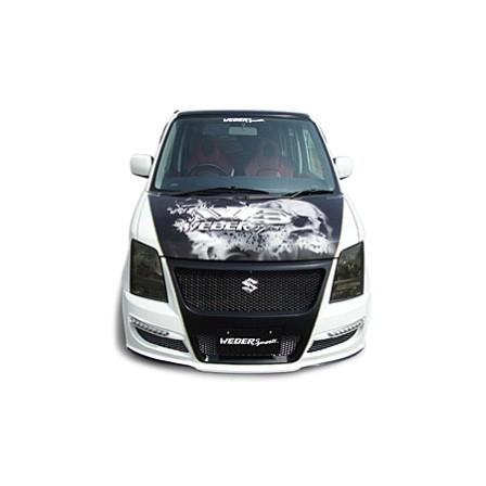 チャチャとも！mh21 WEBER SPORTS フロントバンパー ウェーバースポーツ ワゴンR MH21 MH22S フロントバンパー FRP