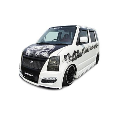チャチャとも！mh21 WEBER SPORTS フロントバンパー ウェーバースポーツ ワゴンR MH21 MH22S フロントバンパー FRP