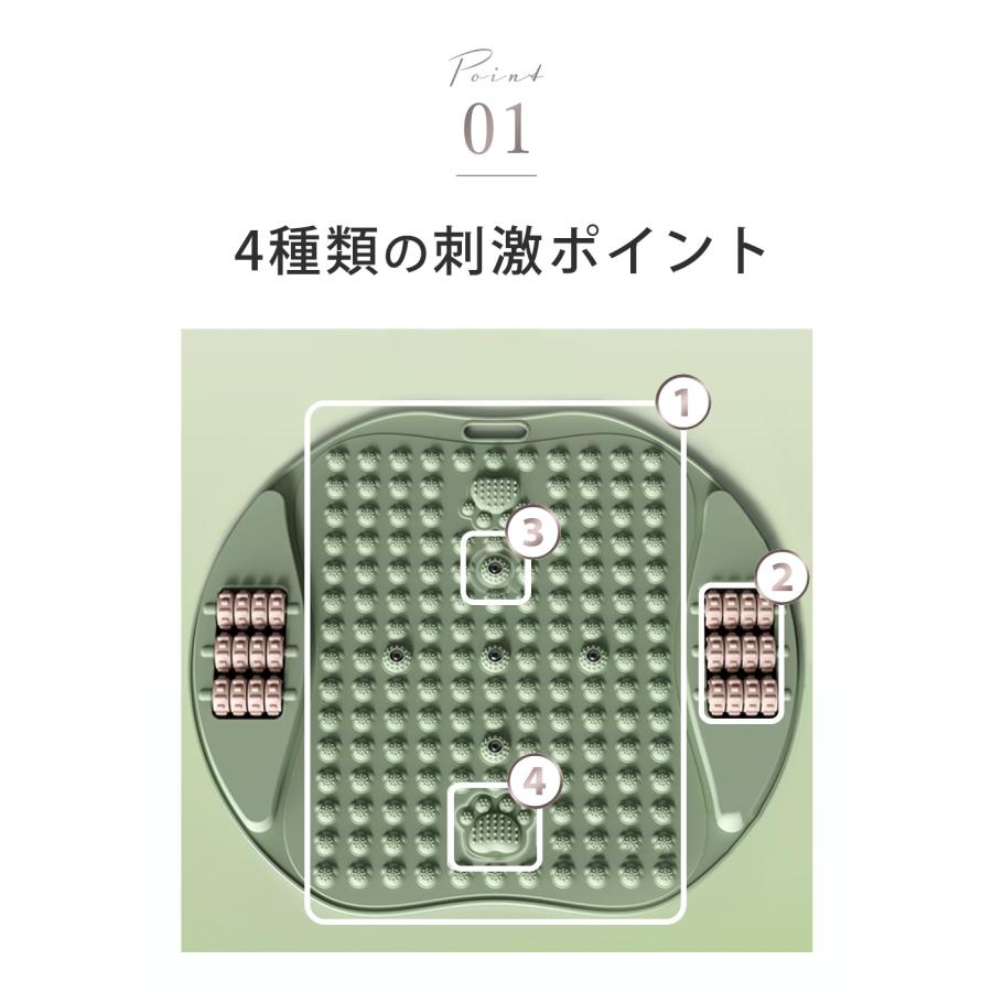 足つぼ マット ダイエット マッサージ スロージョギング ローラー 足裏 指圧ボード 足のむくみ 冷え フット ツボ押し 足踏み マット 疲労軽減 | ブランド登録なし | 06