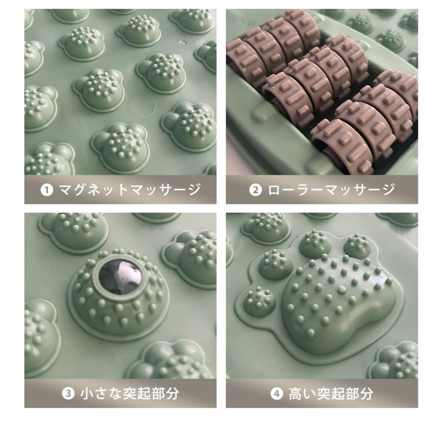 足つぼ マット ダイエット マッサージ スロージョギング ローラー 足裏 指圧ボード 足のむくみ 冷え フット ツボ押し 足踏み マット 疲労軽減 | ブランド登録なし | 07
