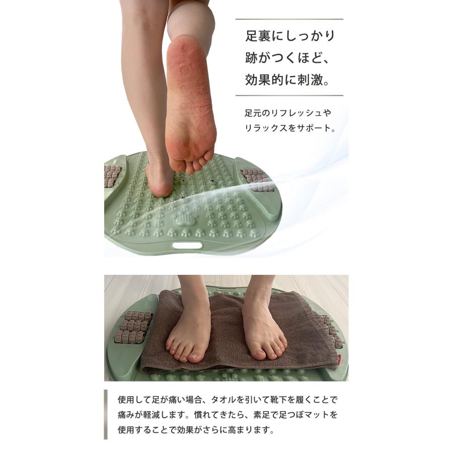 足つぼ マット ダイエット マッサージ スロージョギング ローラー 足裏 指圧ボード 足のむくみ 冷え フット ツボ押し 足踏み マット 疲労軽減 | ブランド登録なし | 08