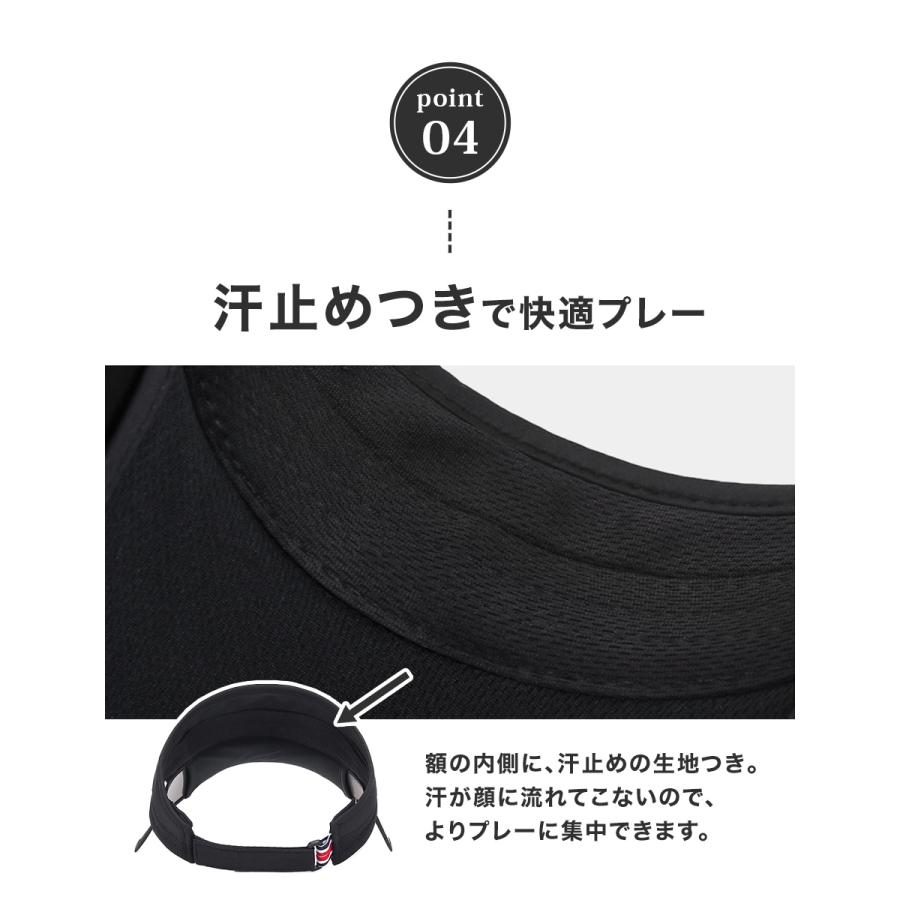 サンバイザー  ゴルフ レディース uvカット テニス スポーツキャップ 日除け 紫外線 釣り ランニング 帽子 2way つば広 |  | 08