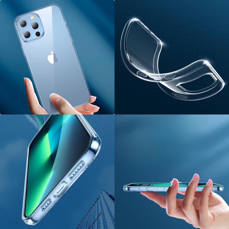 【★即納★超シンプル】iPhone 14 15 16 Pro クリアケース 柔らかい 透明 ケース ワイヤレス充電 アイフォンケース アイホン ソフトケース TPU |  | 04