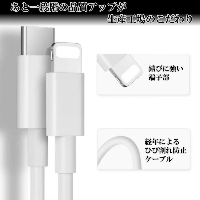 USB C to Lightning TYPE-C タイプC ライトニングケーブル 27W3A超高速 iPhone 充電コード |  | 07