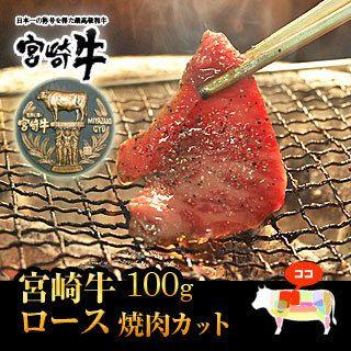 牛肉 焼肉 宮崎牛 霜降りロース 焼肉 カット 100g 国産 宮崎県産 q バーベキュー 和牛 黒毛和牛 元気いただきますプロジェクト Yk8040 新垣ミート 通販 Yahoo ショッピング