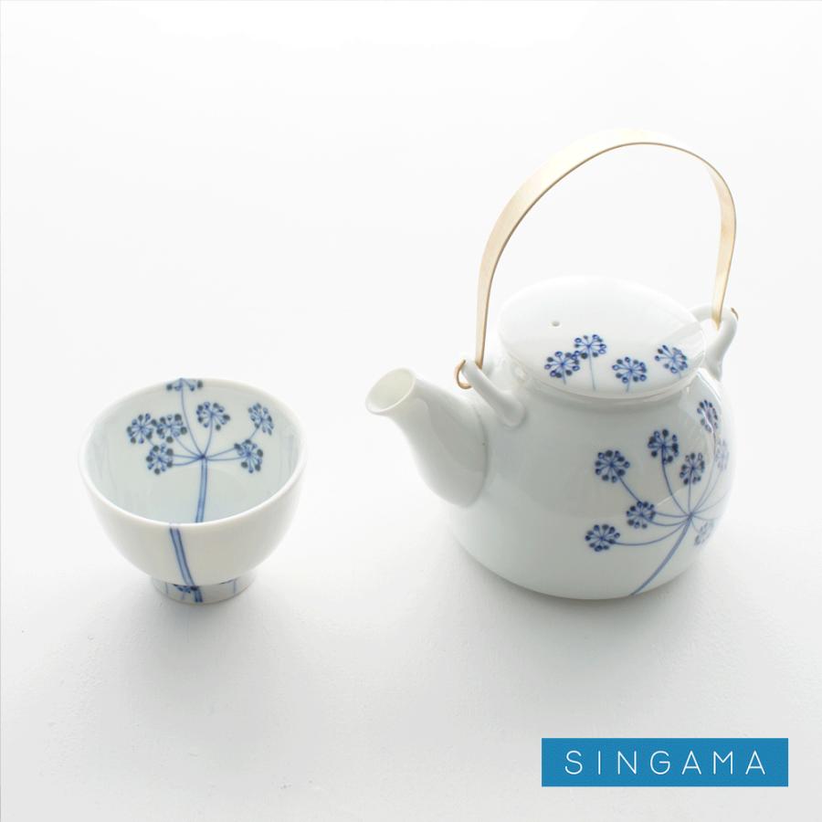 SINGAMA(眞窯) ゆのみ レースフラワー 伝統工芸品 瀬戸染付焼 SINGAMA(眞窯) ゆのみ レースフラワー 伝統工芸品 瀬戸染付焼